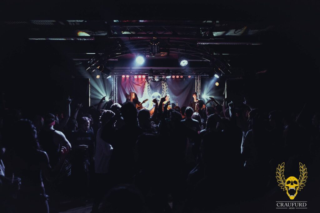 View of the band and crowd at the Craufurd Arms - Milton Keynes